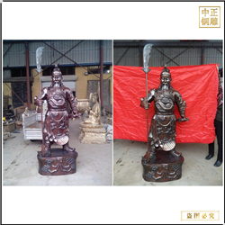 鑄銅關公 制作純銅關公雕塑