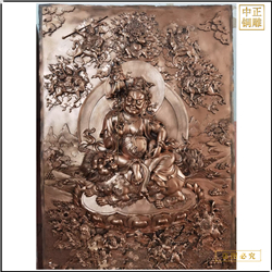 鑄銅關公 寺廟銅浮雕鑄造
