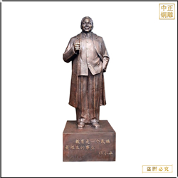 鑄銅關(guān)公 小型人物雕塑鑄造