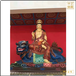 鑄銅關公 1.8米文殊普賢銅像價格