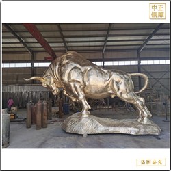 鑄銅關公 開荒銅牛工藝品鑄造