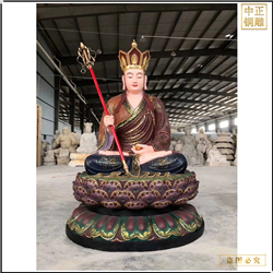 鑄銅關公 純銅地藏王坐蓮花佛像