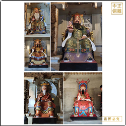 鑄銅關公 大型神像銅雕塑批發