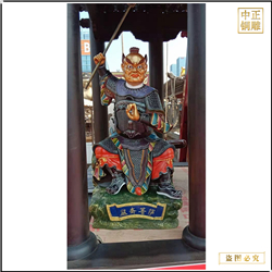 鑄銅關(guān)公 鑄造監(jiān)齋菩薩廠家