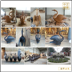 鑄銅關(guān)公 銅天鵝加工廠