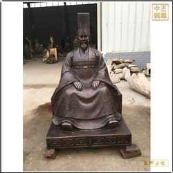 鑄銅關(guān)公 大型古代人物銅雕塑鑄造
