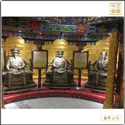 鑄銅關(guān)公 各種古代皇帝銅雕