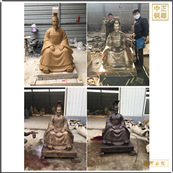 鑄銅關(guān)公 古代皇帝銅雕廠
