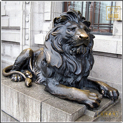 鑄銅關(guān)公 動(dòng)物銅獅子雕塑