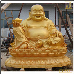 鑄銅關公 鑄銅彌勒佛坐像圖片