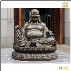 鑄銅關公 鑄銅大型彌勒佛雕塑供應