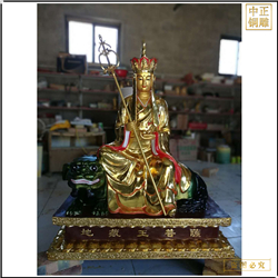 坐神獸地藏王銅佛像報價 坐神獸地藏王銅佛像報價