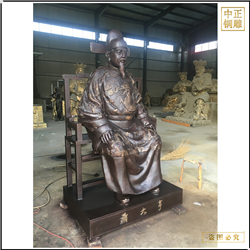 鑄銅關(guān)公 鑄造坐像蕭大亨雕塑
