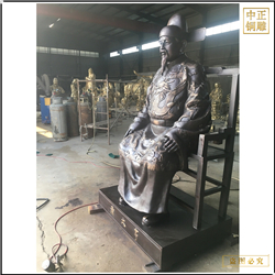 鑄銅關(guān)公 室內(nèi)大型蕭大亨銅像