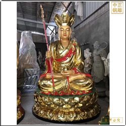 黃銅鑄造地藏王工藝品 黃銅鑄造地藏王工藝品