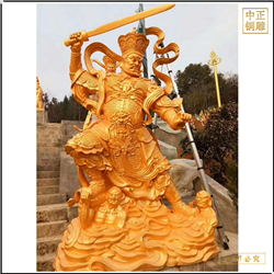 批發極彩四大天王佛像