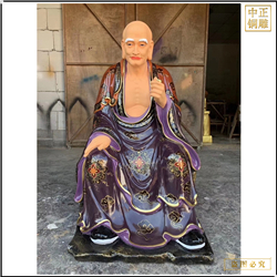 鑄銅關(guān)公 采購大雄寶殿十八羅漢定制