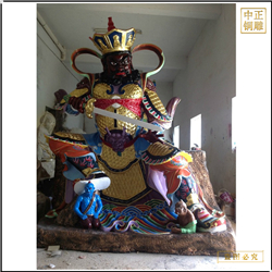 鑄銅關(guān)公 4米四大天王佛像加工廠