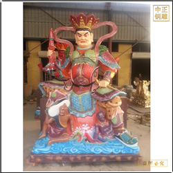 鑄銅關公 寺廟四大天王佛像雕刻