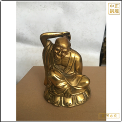 鑄銅關公 制作一套鑄銅十八羅漢佛像