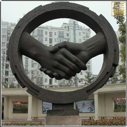 大型廣場握手銅雕塑 大型廣場握手銅雕塑