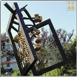 鑄銅關公 小區手工剪紙銅雕塑鑄造