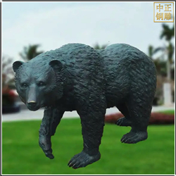 銅熊雕塑擺件 銅熊雕塑擺件