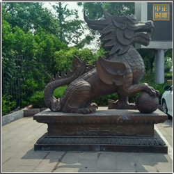 大型銅獬豸銅雕塑鑄造廠 大型銅獬豸銅雕塑鑄造廠