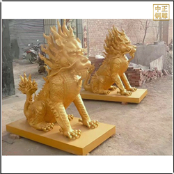 黃銅獬豸雕塑鑄造廠 黃銅獬豸雕塑鑄造廠