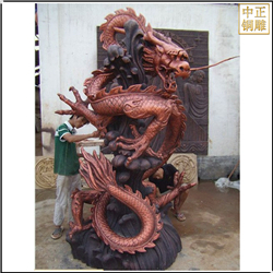 鑄造銅龍雕塑廠家 鑄造銅龍雕塑廠家