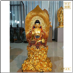 鑄銅關公 3米高鎏金釋迦牟尼佛銅像