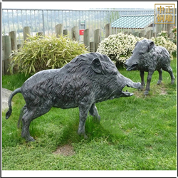 野豬景觀動物雕塑 野豬景觀動物雕塑
