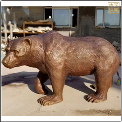 鑄銅關(guān)公 北極熊動(dòng)物雕塑