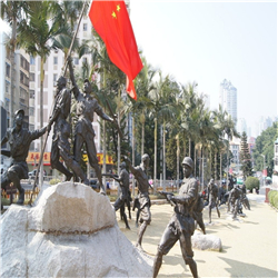 步行街紅軍雕塑 步行街紅軍雕塑